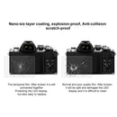 PULUZ 2.5D 9H Tempered Glass Film for Olympus OM-D EM-1, Compatible with Olympus OM-D EM5 II / OM-D EM-1 II / OM-D EM-1 III / PEN-F / EP5 / E-PL7 / E-PL8 / E-PL9, Nikon 1V3, Panasonic GF6 / GX8, FUJIFilm X-H1