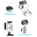 PULUZ 40m Waterproof Housing Protective Case with Buckle Basic Mount & Screw for GoPro HERO10 Black / HERO9 Black Max Lens Mod (Transparent)