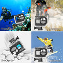 PULUZ 40m Waterproof Housing Protective Case with Buckle Basic Mount & Screw for GoPro HERO10 Black / HERO9 Black Max Lens Mod (Transparent)