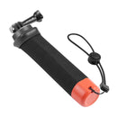 PULUZ Floating Foam Hand Grip Buoyancy Rods with Strap & Quick-release Base for GoPro HERO10 Black / HERO9 Black / HERO8 Black / HERO7 /6 /5 /5 Session /4 Session /4 /3+ /3 /2 /1, DJI Action 2, Xiaoyi and Other Action Cameras(Orange)