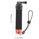PULUZ Floating Foam Hand Grip Buoyancy Rods with Strap & Quick-release Base for GoPro HERO10 Black / HERO9 Black / HERO8 Black / HERO7 /6 /5 /5 Session /4 Session /4 /3+ /3 /2 /1, DJI Action 2, Xiaoyi and Other Action Cameras(Orange)