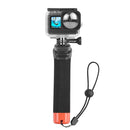 PULUZ Floating Foam Hand Grip Buoyancy Rods with Strap & Quick-release Base for GoPro HERO10 Black / HERO9 Black / HERO8 Black / HERO7 /6 /5 /5 Session /4 Session /4 /3+ /3 /2 /1, DJI Action 2, Xiaoyi and Other Action Cameras(Orange)