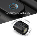 PULUZ 40m Underwater LED Photography Fill Light 1000LM 3.7V/1100mAh Diving Light for GoPro HERO10 Black / HERO9 Black / HERO8 Black / HERO7 /6 /5 /5 Session /4 Session /4 /3+ /3 /2 /1, Insta360 ONE R, DJI Osmo Action and Other Action Cameras(Black)