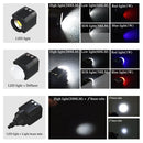 PULUZ 60m Underwater LED Photography Fill Light 7.4V/1100mAh Diving Light for GoPro HERO10 Black / HERO9 Black / HERO8 Black / HERO7 /6 /5 /5 Session /4 Session /4 /3+ /3 /2 /1, Insta360 ONE R, DJI Osmo Action and Other Action Cameras(Black)