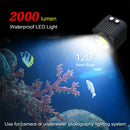 PULUZ 60m Underwater LED Photography Fill Light 7.4V/1100mAh Diving Light for GoPro HERO10 Black / HERO9 Black / HERO8 Black / HERO7 /6 /5 /5 Session /4 Session /4 /3+ /3 /2 /1, Insta360 ONE R, DJI Osmo Action and Other Action Cameras(Black)