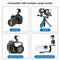 PULUZ 60m Underwater LED Photography Fill Light 7.4V/1100mAh Diving Light for GoPro HERO10 Black / HERO9 Black / HERO8 Black / HERO7 /6 /5 /5 Session /4 Session /4 /3+ /3 /2 /1, Insta360 ONE R, DJI Osmo Action and Other Action Cameras(Black)