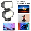 PULUZ Live Broadcast Video RGB LED Light Photography Beauty Selfie Fill Light(Black)