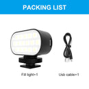 PULUZ Live Broadcast Video RGB LED Light Photography Beauty Selfie Fill Light(Black)