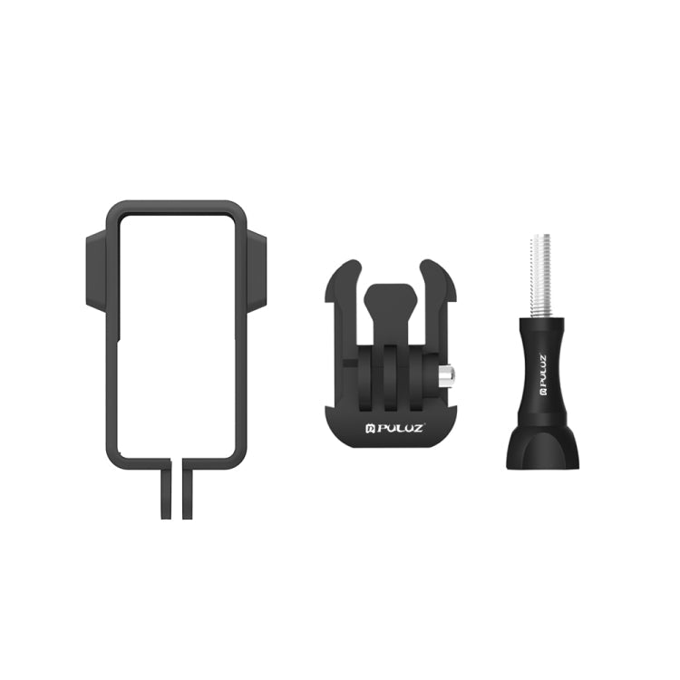 PULUZ ABS Protective Frame Cage with Dual Cold Shoes for DJI Action 2 (Black)