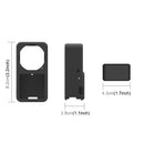 PULUZ Silicone Protective Case for DJI Action 2(Black)