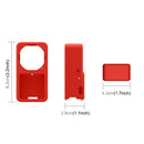PULUZ Silicone Protective Case for DJI Action 2(Red)