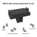 PULUZ Magnetic Adapter Mount for DJI Action 2(Black)