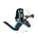 PULUZ Motorcycle Helmet Chin Strap Mount for GoPro, DJI Osmo Action and Other Action Cameras(Blue)