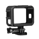 PULUZ Chargeable PA Frame Mount Cage with Cold Shoe Base Slot for Gopro HERO10 / 9 Black(Black)