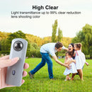 PULUZ Lens Guard PC Protective Cover Kits for Ricoh Theta SC2 / S / V (Transparent)