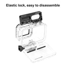 PULUZ 60m Underwater Depth Diving Case Waterproof Camera Housing for Insta360 One RS 4K (Transparent)