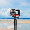PULUZ Plastic Frame Case with Lens Guard for Insta360 One RS Twin Edition (Black)