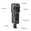 PULUZ Protective Cage Rig Housing Frame with Cold Shoe for Insta360 ONE RS 1-Inch 360 Edition (Black)
