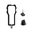 PULUZ Protective Cage Rig Housing Frame with Cold Shoe for Insta360 ONE RS 1-Inch 360 Edition (Black)