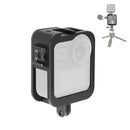 PULUZ Aluminum Alloy Protective Cage Frame with Cold Shoe for GoPro Max (Black)