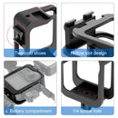 PULUZ Aluminum Alloy Protective Cage Frame with Cold Shoe for GoPro Max (Black)