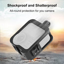 PULUZ Aluminum Alloy Protective Cage Frame with Cold Shoe for GoPro Max (Black)