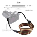 PULUZ Retro Ethnic Style Multi-color Series Stripe Shoulder Neck Strap Camera Strap for SLR / DSLR Cameras