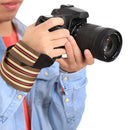 PULUZ Retro Ethnic Style Multi-color Series Stripe Shoulder Neck Strap Camera Strap for SLR / DSLR Cameras