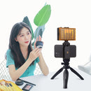 PULUZ Desk Plastic Tripod Mount with Phone Clamp & Adjusting Tripod Head for Smartphones(Black)