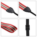 PULUZ Stripe Style Series Shoulder Neck Strap Camera Strap for SLR / DSLR Cameras(Dark Red)