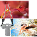PULUZ Stripe Style Series Shoulder Neck Strap Camera Strap for SLR / DSLR Cameras(Dark Red)
