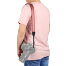 PULUZ Stripe Style Series Shoulder Neck Strap Camera Strap for SLR / DSLR Cameras(Dark Red)