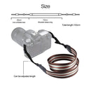 PULUZ Stripe Style Series Shoulder Neck Strap Camera Strap for SLR / DSLR Cameras(Coffee)