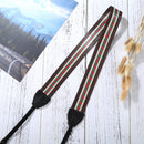 PULUZ Stripe Style Series Shoulder Neck Strap Camera Strap for SLR / DSLR Cameras(Coffee)