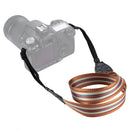 PULUZ Stripe Style Series Shoulder Neck Strap Camera Strap for SLR / DSLR Cameras(Brown)