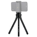 PULUZ Adjustable Aluminum Alloy Mini Tripod Stand Tabletop Tripod for DSLR & Digital Cameras(Black)