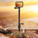 PULUZ 165mm Aluminum Alloy Carbon Fiber Floating Buoyancy Selfie-stick Extension Arm Rods for GoPro HERO10 Black / HERO9 Black / HERO8 Black / HERO7 /6 /5 /5 Session /4 Session /4 /3+ /3 /2 /1, Insta360 ONE R, DJI Osmo Action and Other Action Cameras