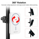 PULUZ 15W Magnetic Qi Wireless Charger Vlogging Phone Clamp Holder(White)
