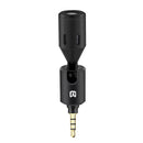 PULUZ 3.5mm Jack Mobile Phone Single Directional Adjustable Microphone(Black)