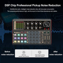 PULUZ Phantom Power OTG Lossless Live Sound Card Recording Sound Mixer, Chinese Version(Black)