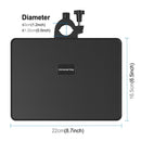 PULUZ Standard Version Live Tripod Sound Card Tray, Size: 16.5 x 22cm (Black)