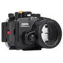 PULUZ 40m Underwater Depth Diving Case Waterproof Camera Housing for Sony A6000 (E PZ 16-50mm F3.5-5.6OSS Lens)