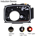 PULUZ 40m Underwater Depth Diving Case Waterproof Camera Housing for Sony A6000 (E PZ 16-50mm F3.5-5.6OSS Lens)