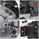 PULUZ 40m Underwater Depth Diving Case Waterproof Camera Housing for Sony A6300 (E PZ 16-50mm F3.5-5.6 OSS)(Black)