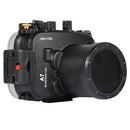 PULUZ 40m Underwater Depth Diving Case Waterproof Camera Housing for Sony A7 / A7S / A7R (FE 28-70mm F3.5-5.6 OSS)(Black)