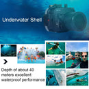 PULUZ 40m Underwater Depth Diving Case Waterproof Camera Housing for Sony A7 / A7S / A7R (FE 28-70mm F3.5-5.6 OSS)(Black)