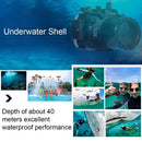 PULUZ 40m Underwater Depth Diving Case Waterproof Camera Housing for Sony A7 II / A7R II / A7S II (FE 28-70mm f/3.5-5.6 OSS)