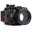 PULUZ 40m Underwater Depth Diving Case Waterproof Camera Housing for Canon G7 X(Black)