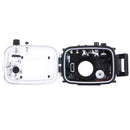 PULUZ 40m Underwater Depth Diving Case Waterproof Camera Housing for Canon G7 X(Black)