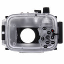 PULUZ 40m Underwater Depth Diving Case Waterproof Camera Housing for Canon G7 X Mark II(Black)